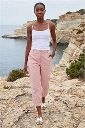 Petite Cotton Blend Stretch Chino Trousers
