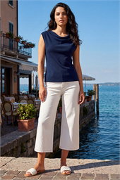 Dusk Knitted Cowl Neck Top