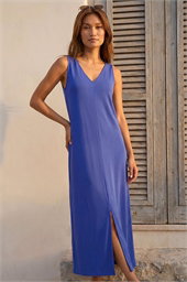 Soft Pique Stretch Midi Dress