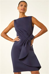 Tie Waist Premium Stretch Dress