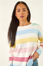 Petite Stripe Knit Jumper