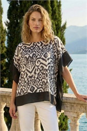 Mono Printed Tunic Top