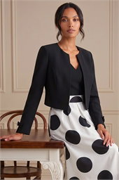Smart Bow Detail Jacket
