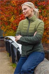 Ombre Funnel Padded Coat