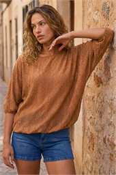 Bubble Hem Top