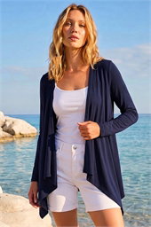 Waterfall Front Jersey Cardigan