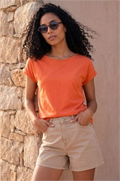 Stretch Cotton Jersey T-Shirt