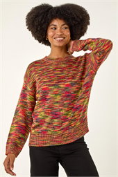 Space Dye Knitted Jumper
