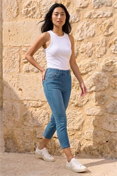 Petite Stretch Crop Denim Jegging