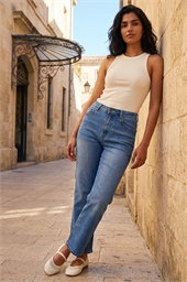 Straight Leg Stretch Jeans