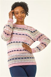 Petite Stripe Knitted Jumper