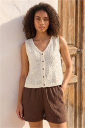 Dusk Sequin Detail Waistcoat