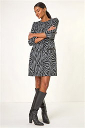 Animal Print Stretch Dress