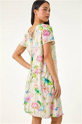 Petite Floral Swing Dress