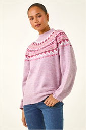 Petite Fairisle Knit Jumper