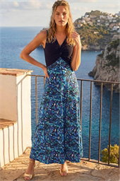 Twist Front Stretch Midi Dress