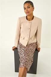 Buttoned Pocket Jacket
