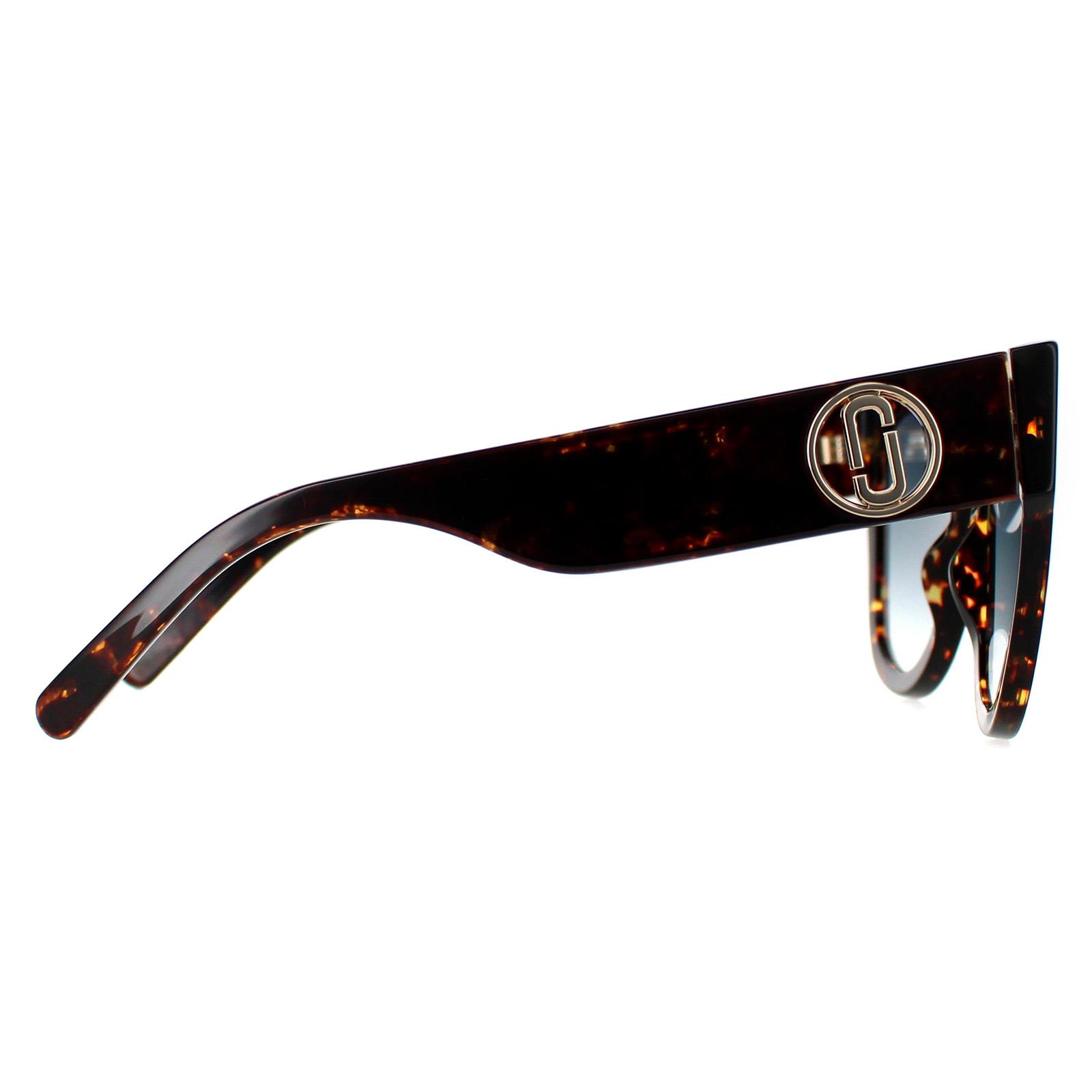 Brown Cat Eye Dark Havana Blue Gradient MARC 697/S, Image 4 of 4