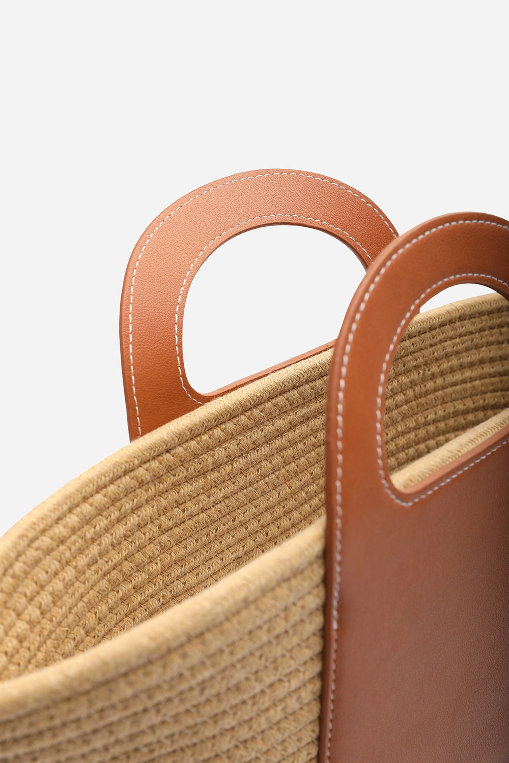 Natural Where's That From Natural Terra Raffia Basket Bag, Image 4 of 4