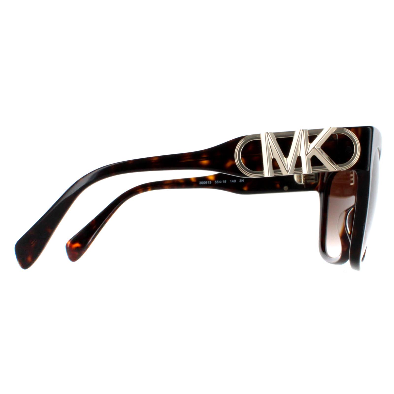 Brown Michael Kors Brown Cat Eye Dark Tortoise Brown Gradient MK2182U Empire Square, Image 4 of 4