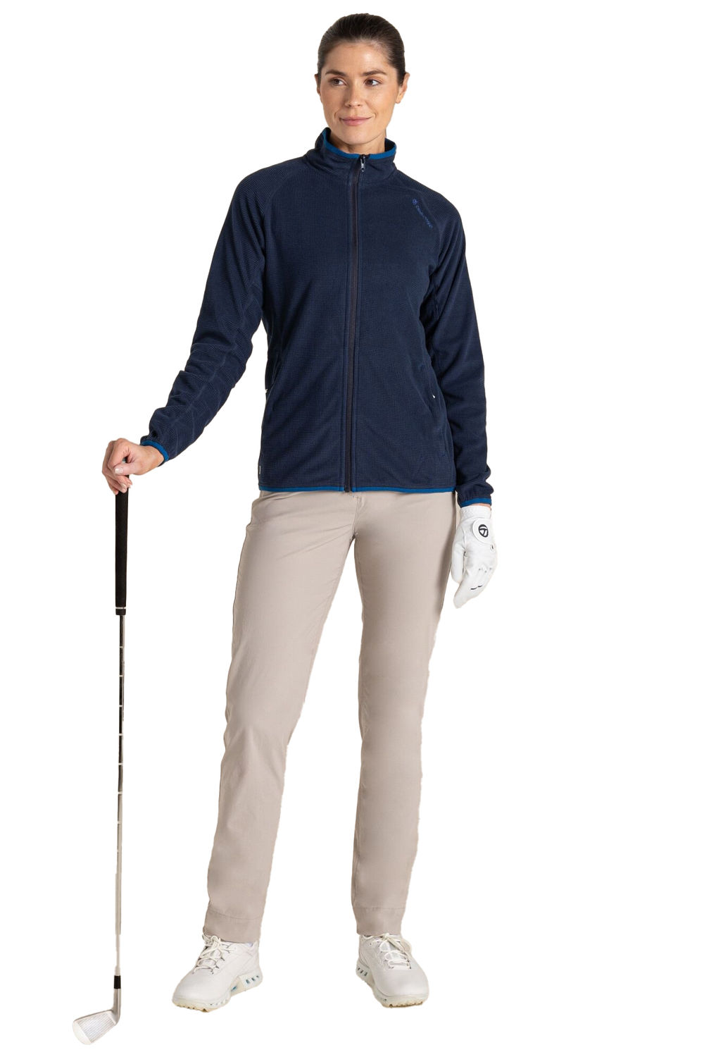 Navy Blue Belfairs Nosilife Full Zip Golf Fleece, Image 5 of 5