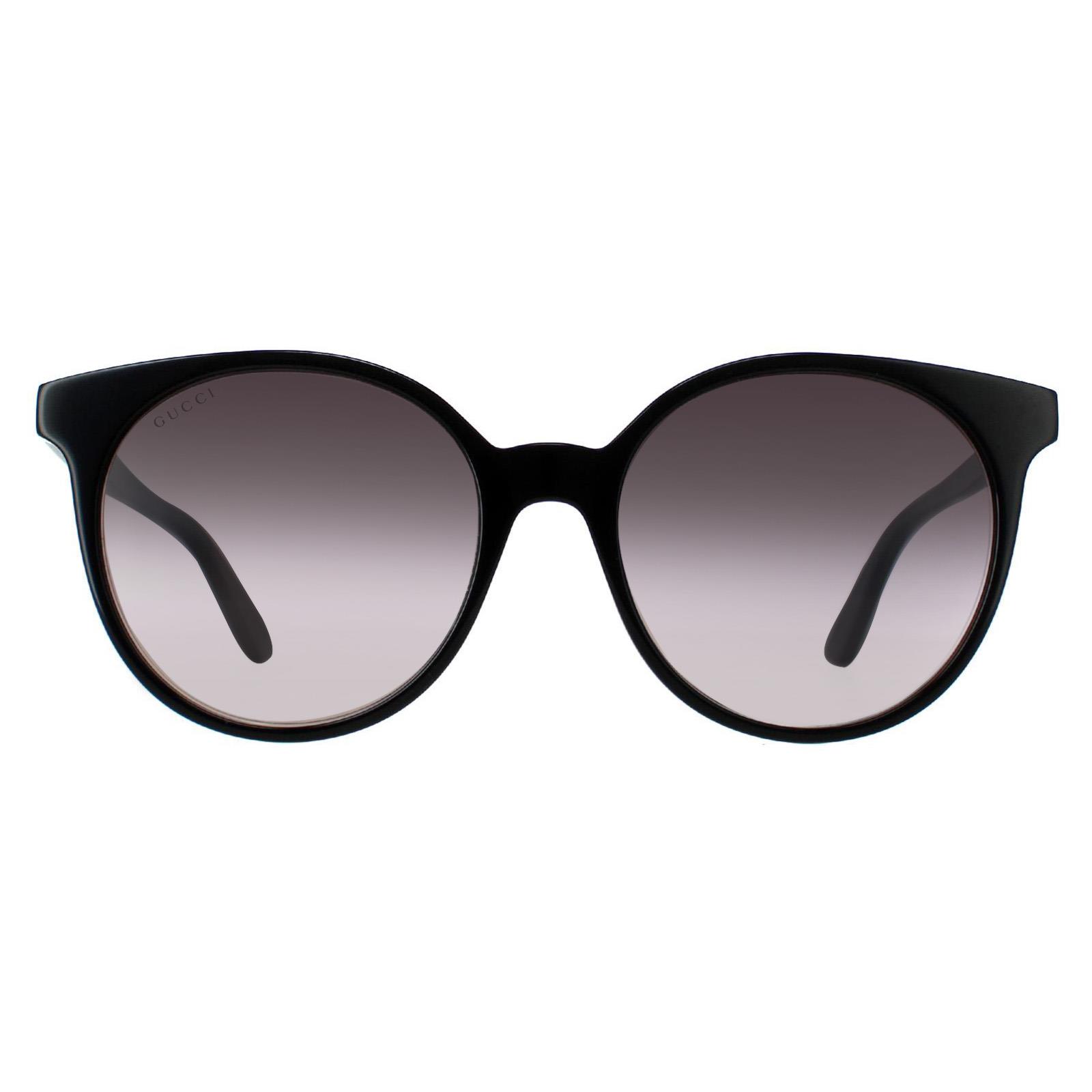 Black Gucci Black Round Black Grey Gradient GG0488s, Image 1 of 3
