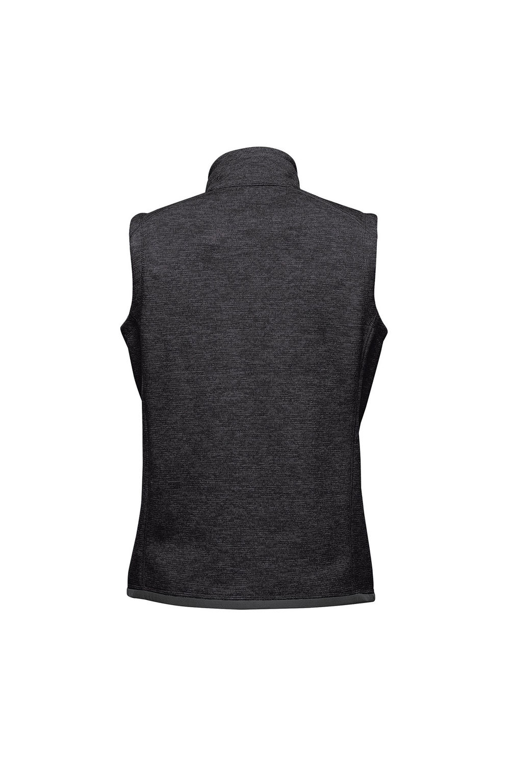Black Avalante Knitted Heather Full Zip Gilet, Image 2 of 4