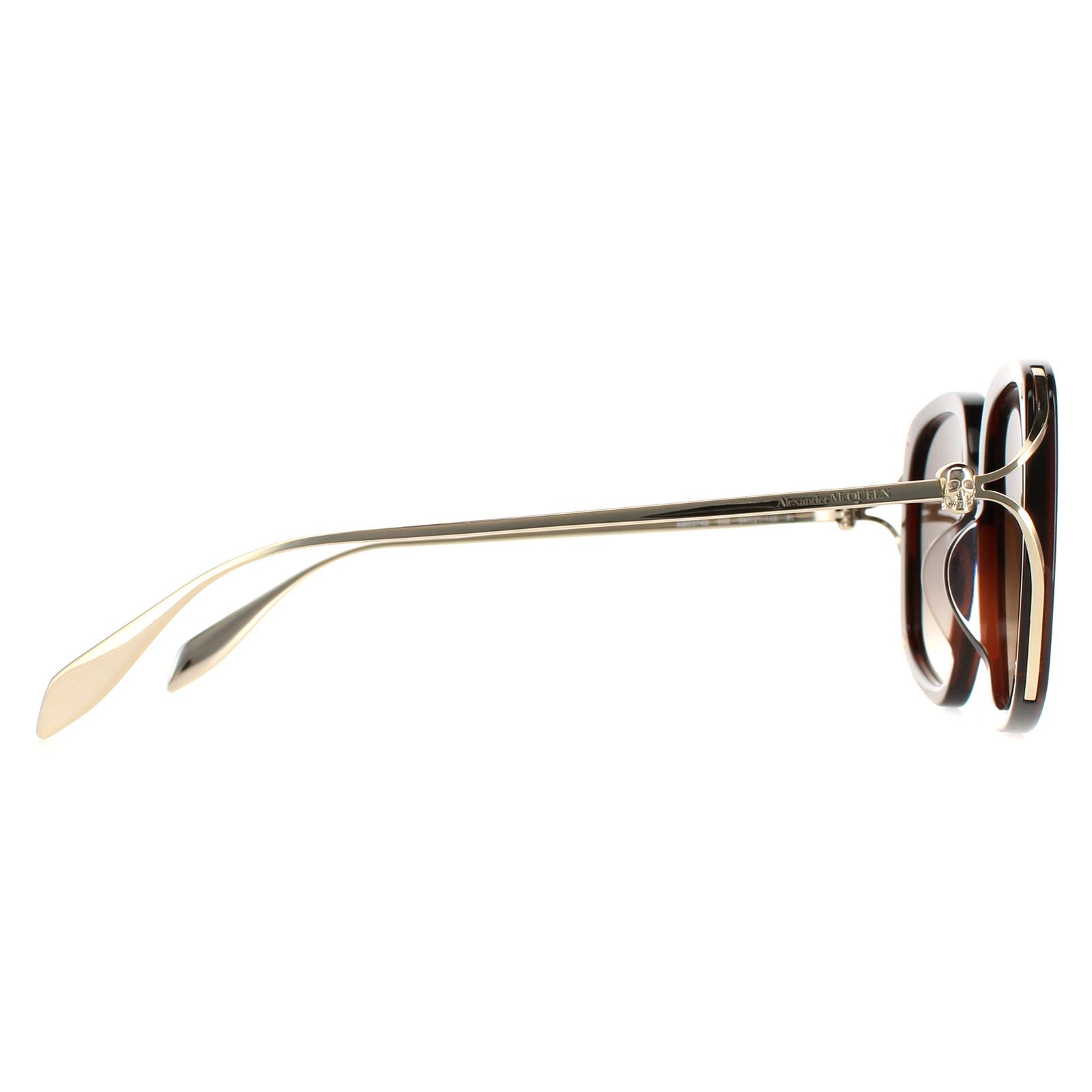 Brown Alexander McQueen Brown Square Brown Gold Brown Gradient AM0374S, Image 4 of 7