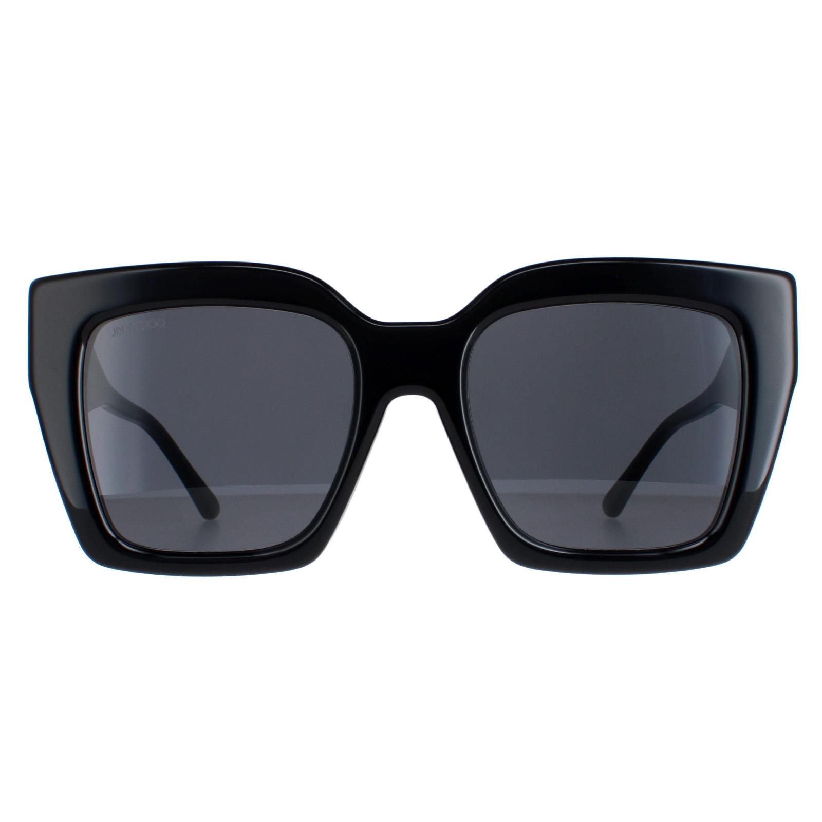 Black Jimmy Choo Black Square Black Grey Eleni/G/S, Image 1 of 4