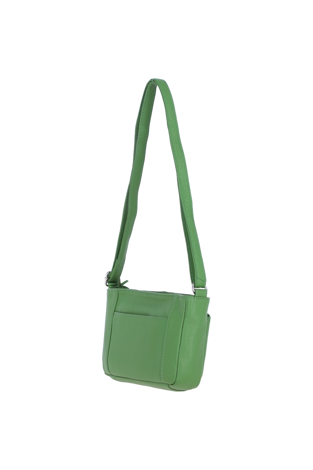 Green 'Iverness' Real Leather Crossbody Bag, Image 5 of 5