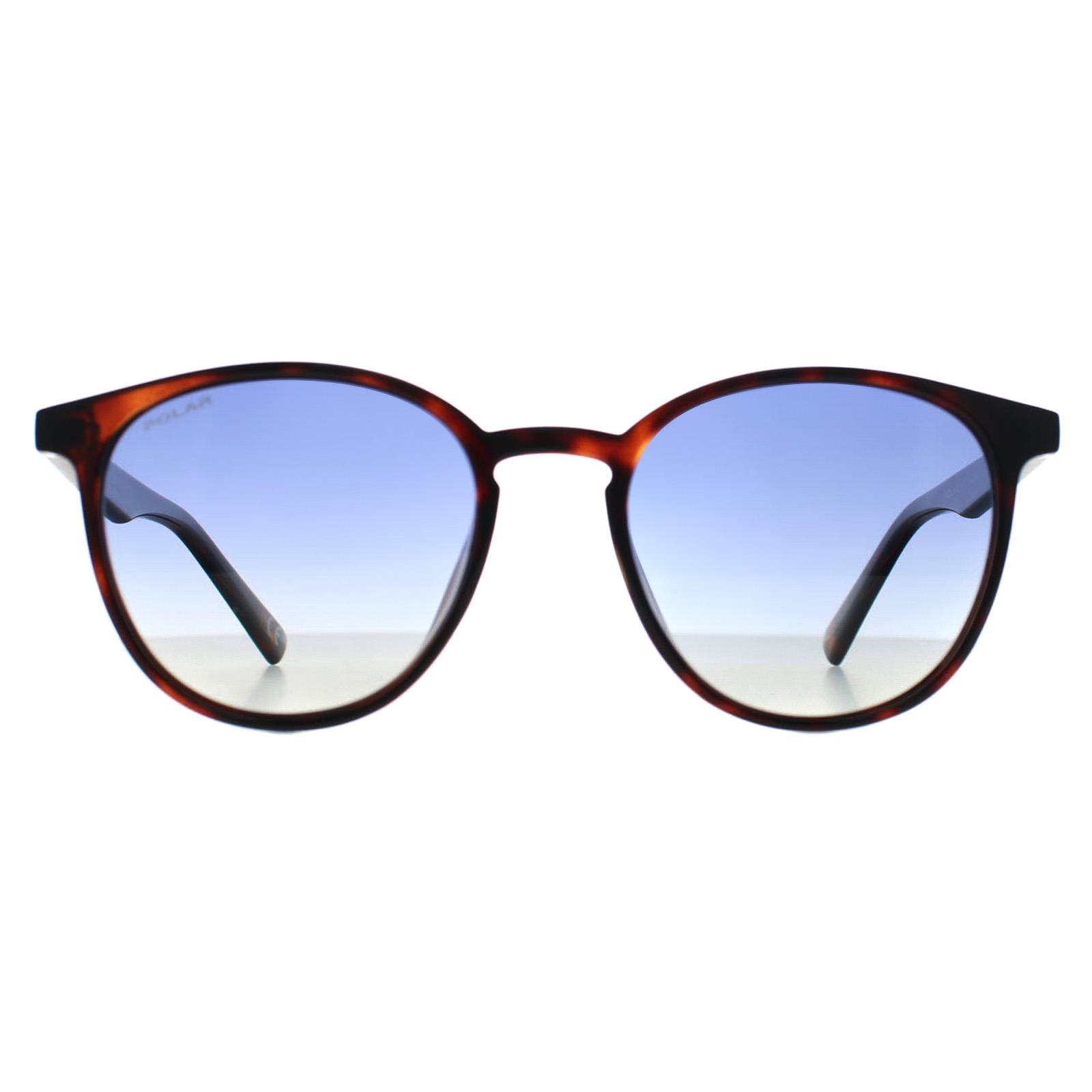 Brown Polar Brown Round Havana Blue Gradient Echo, Image 1 of 3