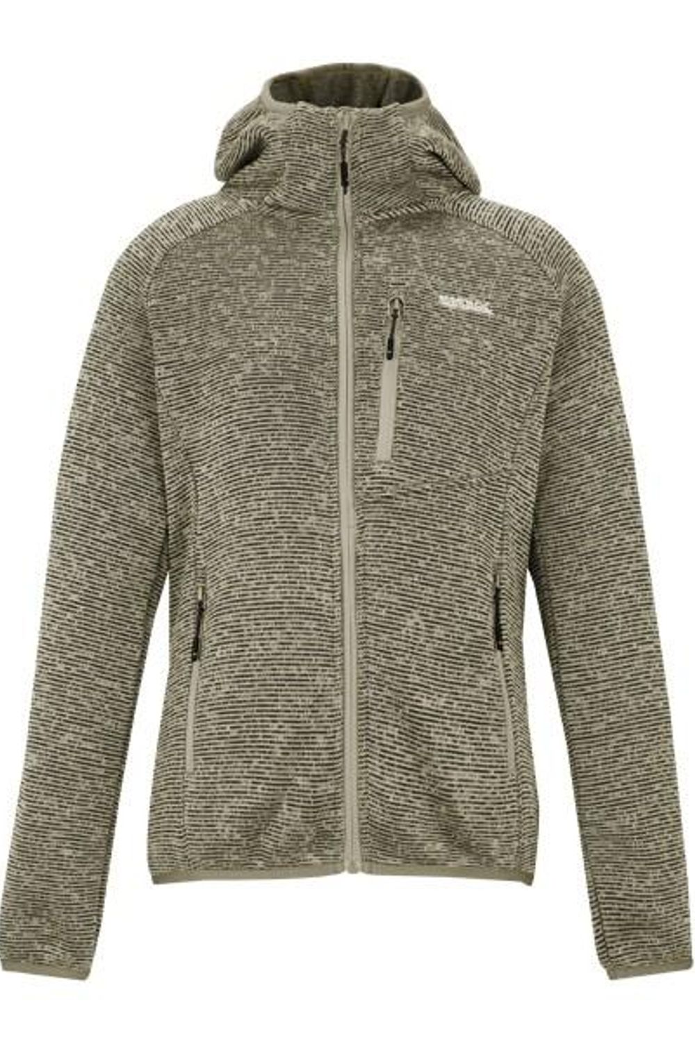 Ecru Newhill Hooded Fleece Jacket, Image 1 of 3