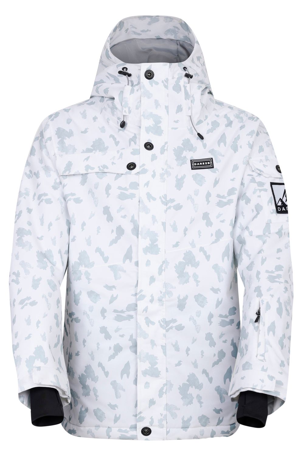 Purple Ski Life Dash Print Ski Jacket