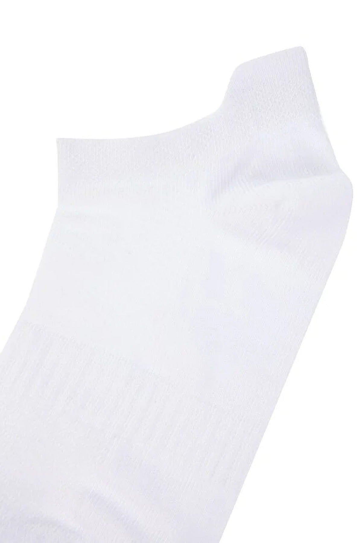 White 5 Pack Cotton Knit Sports Ankle Socks, Image 3 of 4