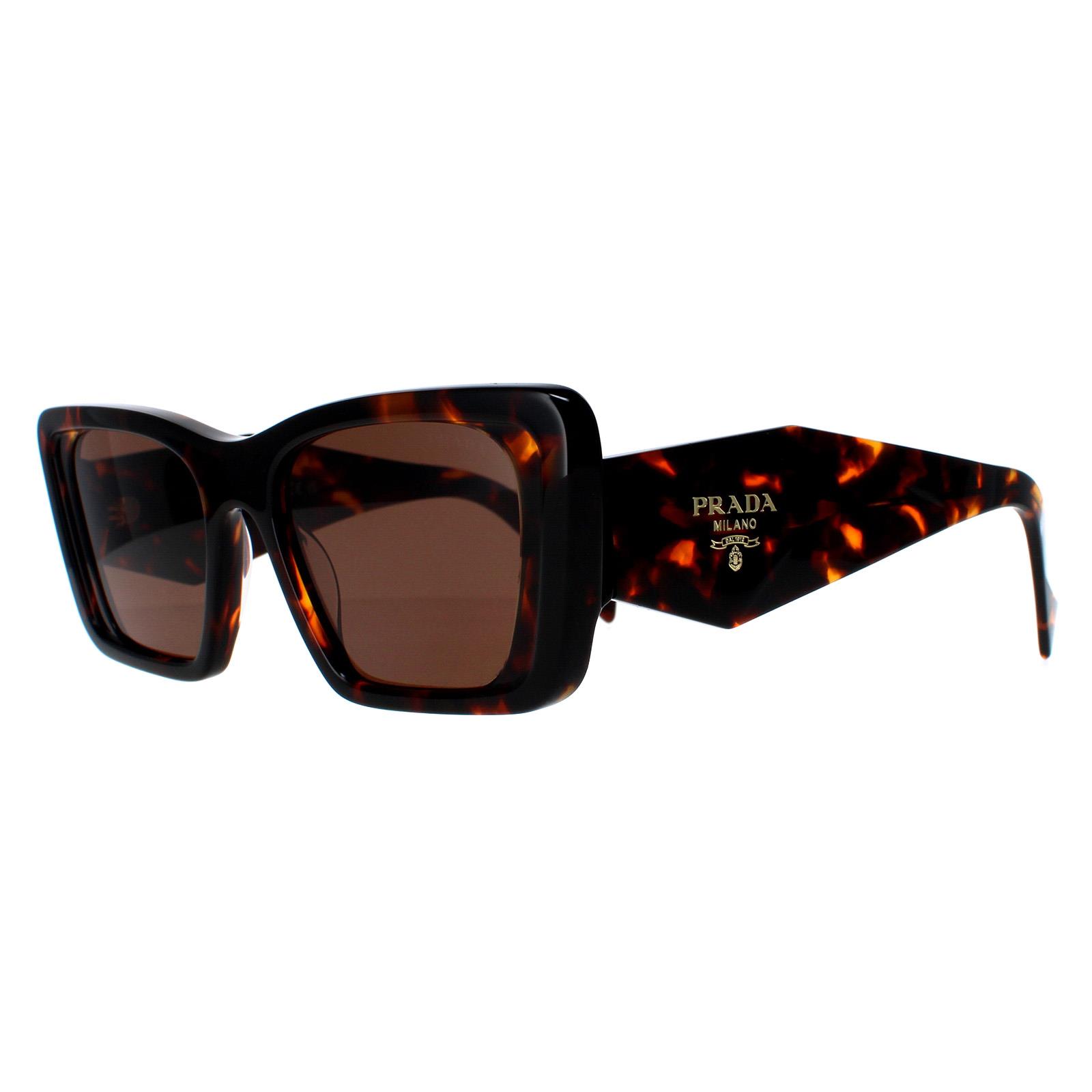 Brown Prada Brown Rectangle Honey Havana Dark Brown PR08YS, Image 2 of 6