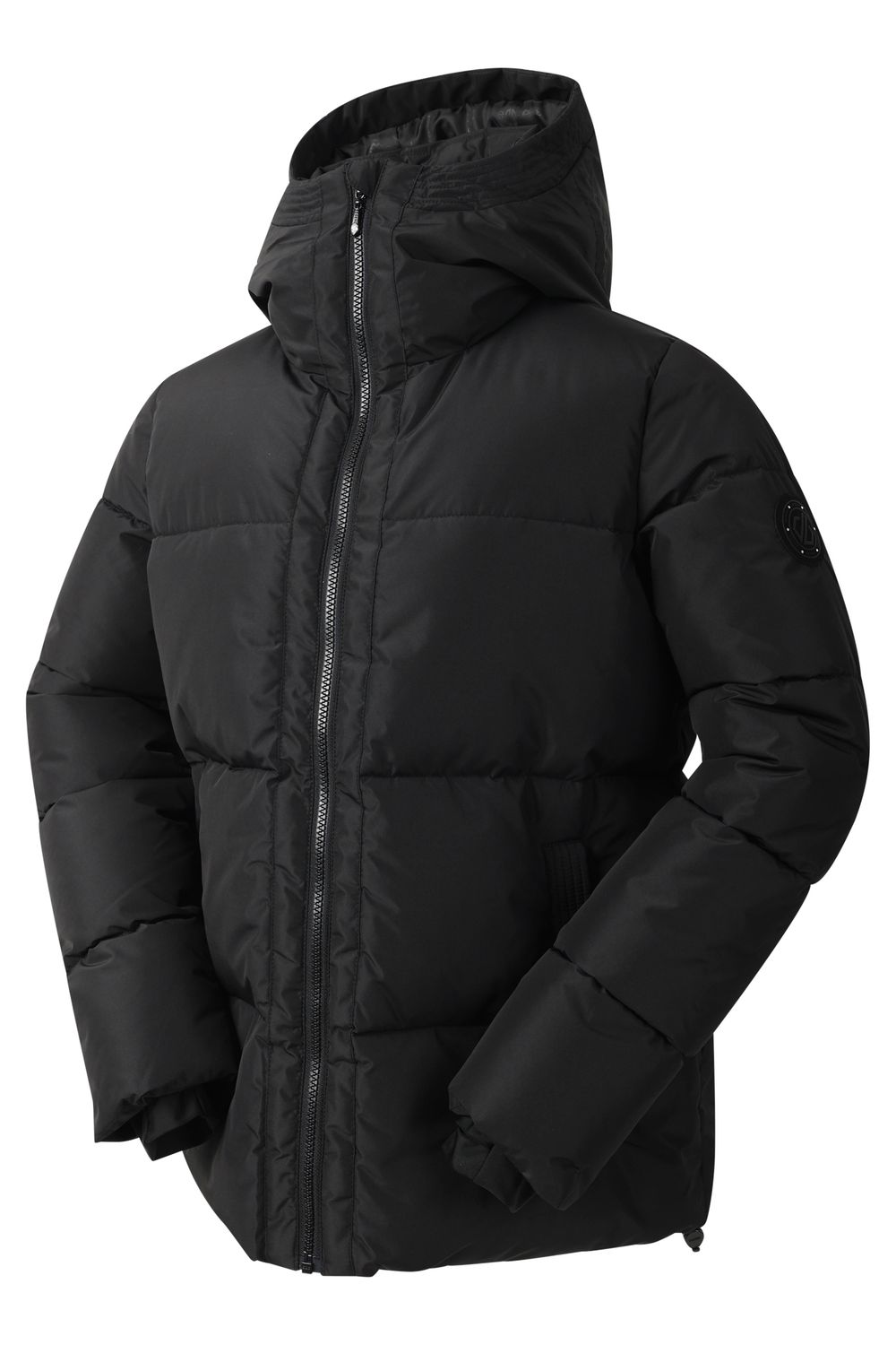 Black Milleu Padded Ski Jacket, Image 3 of 5