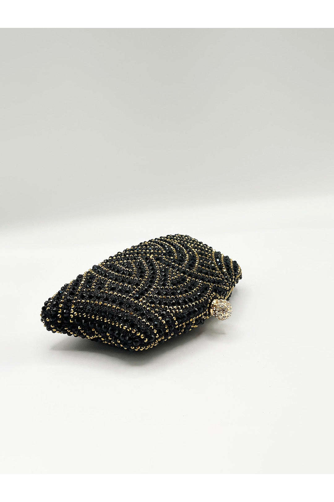 Black Embellished Clutch Bag, Image 5 of 5