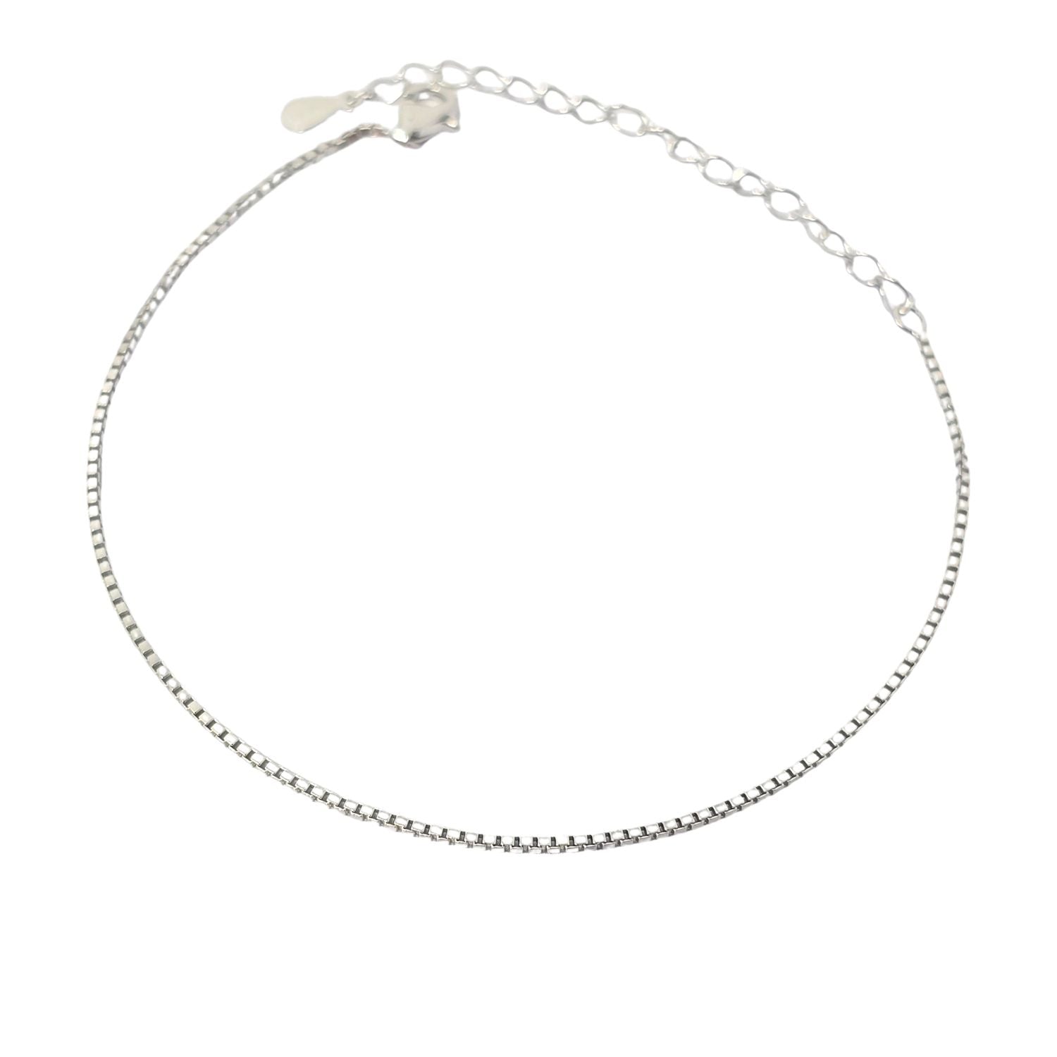 Silver Silver Everyday Minimalist Box Chain Bracelet, Image 1 of 1