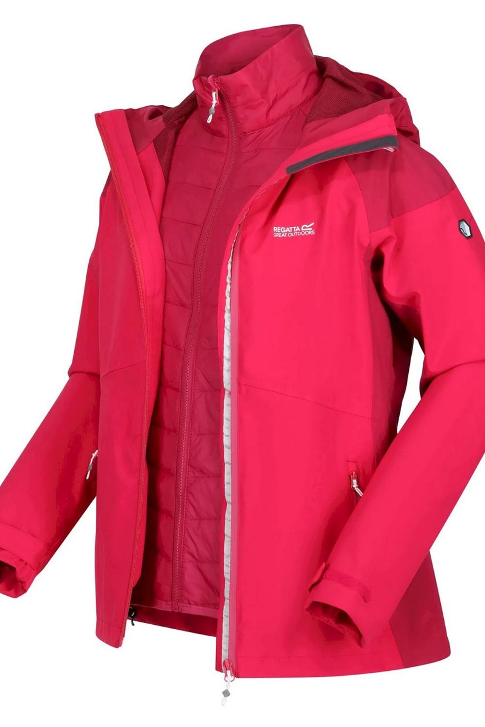 Pink Wentwood VII 2 in 1 Waterproof Jacket, Image 8 of 8