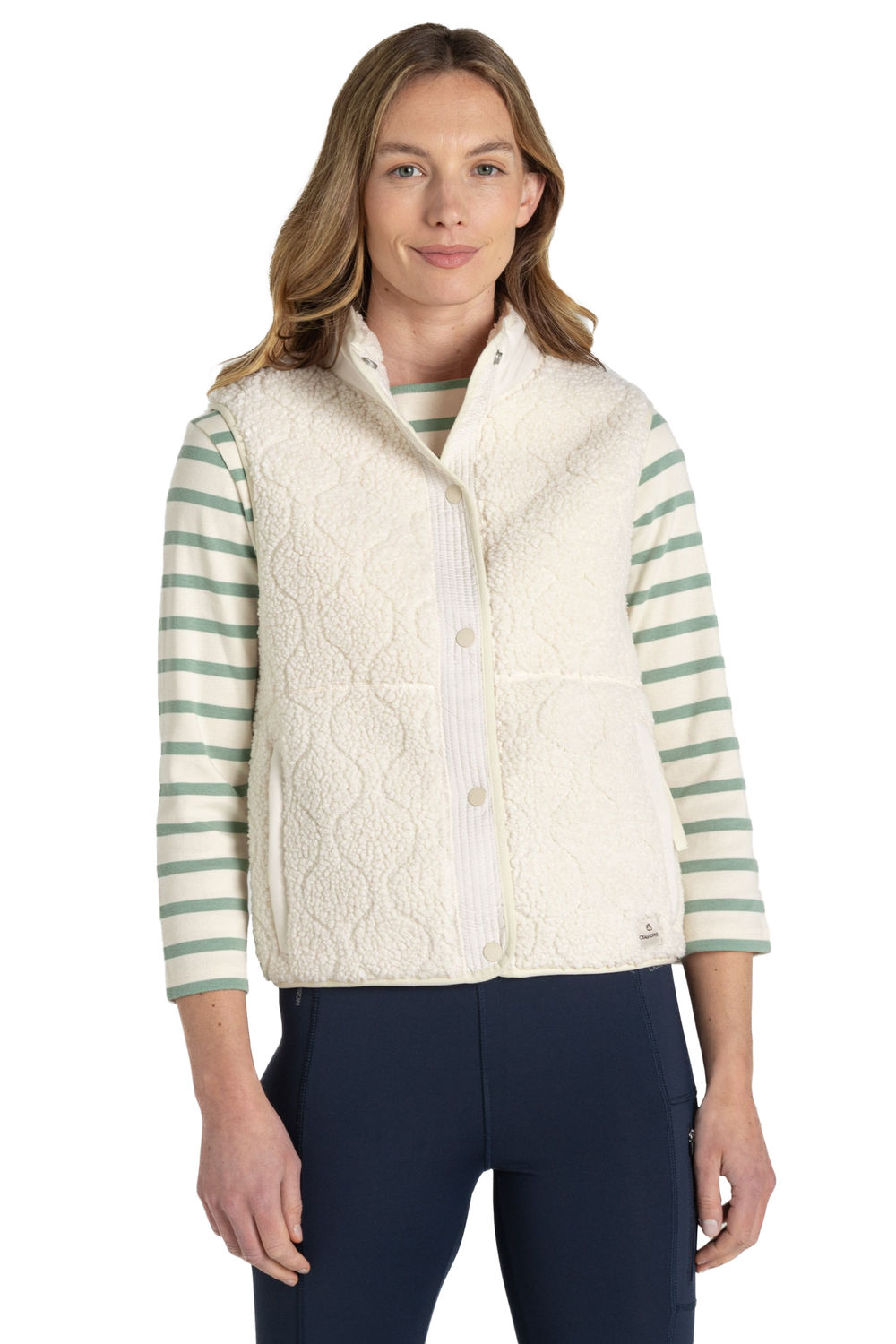 Ecru Dinas Gilet, Image 1 of 3
