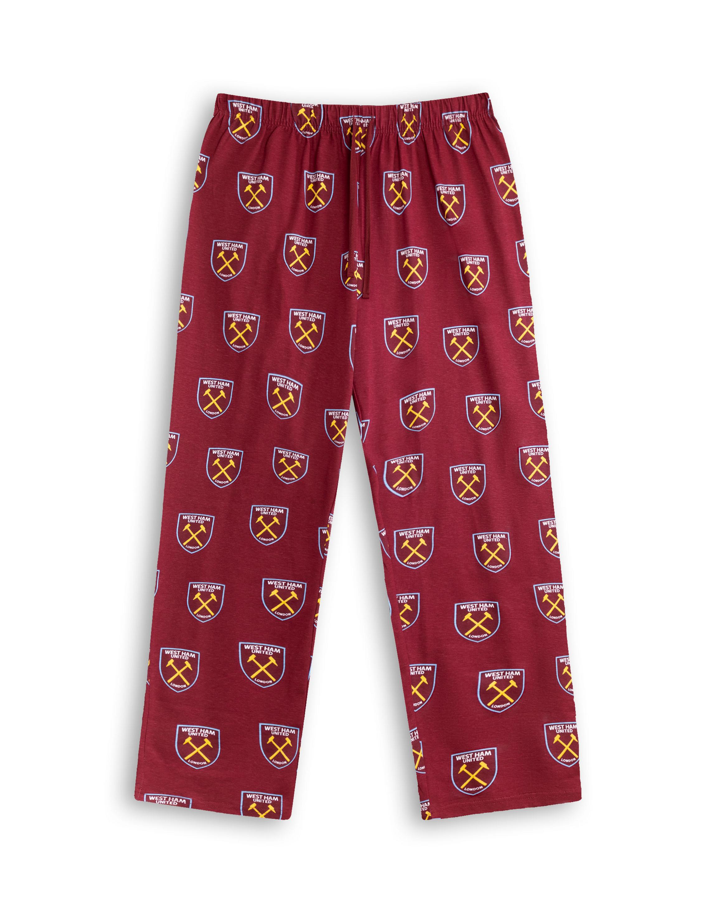 Red West Ham United Logo Large Pyjama Set, Image 4 of 6
