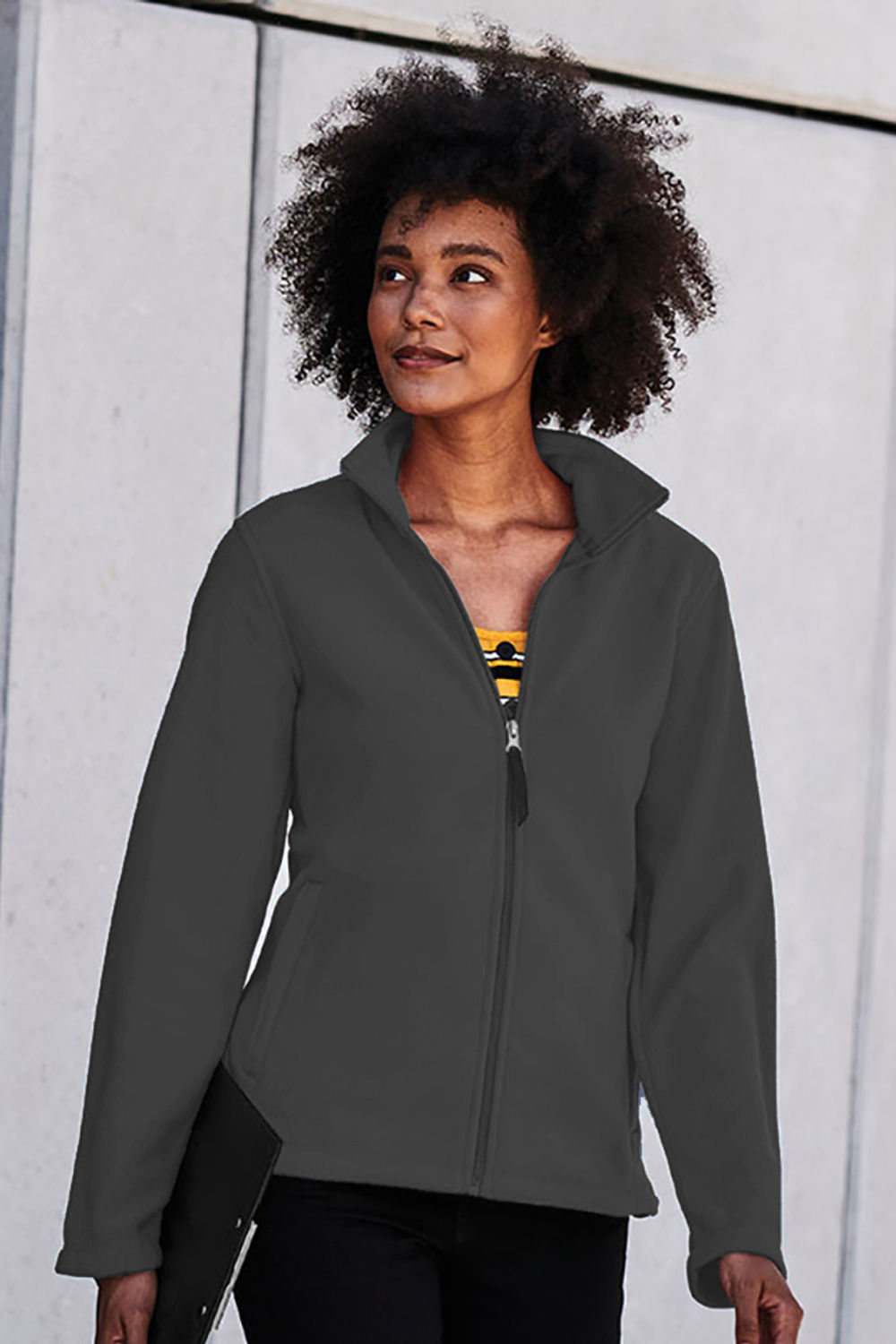 Grey FullZip 210 Series Microfleece Jacket, Image 1 of 3