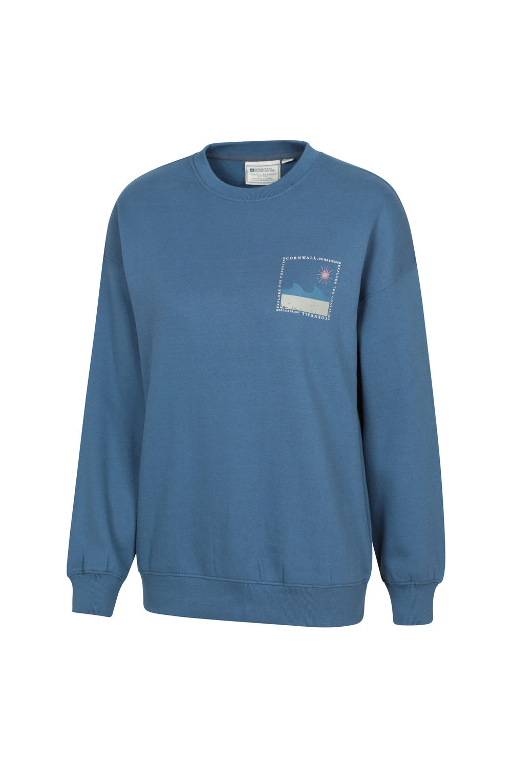 Blue Conwall Graphic Sweatshirt, Image 4 of 4