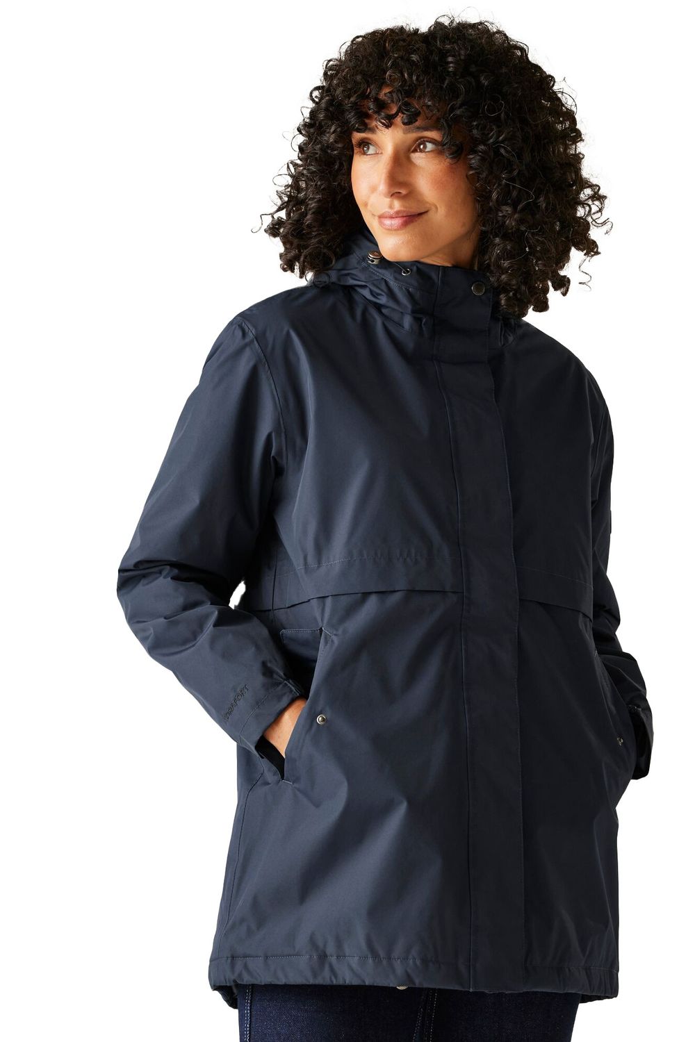 Navy Blue Brielly Insulated Waterproof Jacket, Image 5 of 5