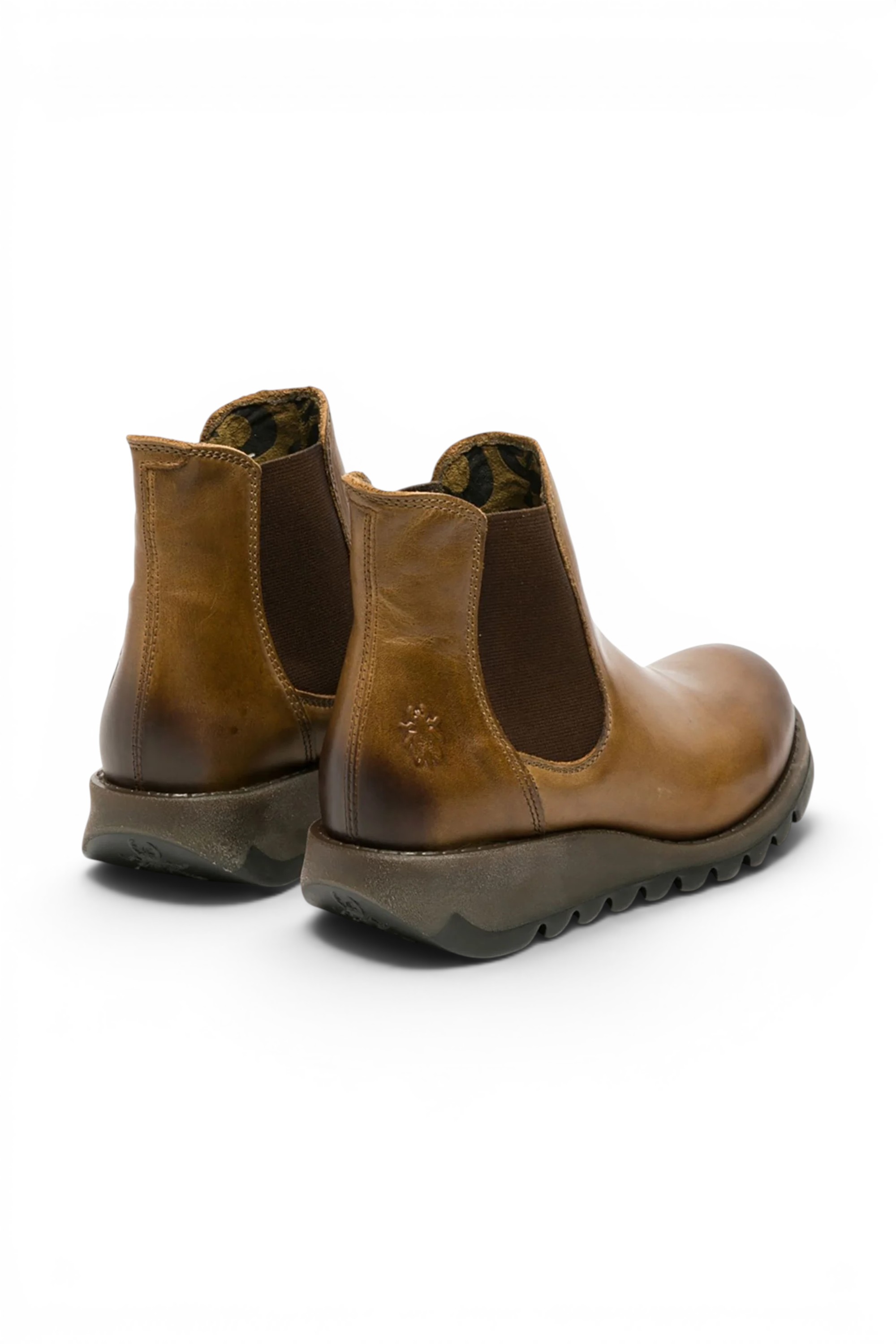 Brown Womens Casual Ankle Heel Boots -SALV195, Image 4 of 7