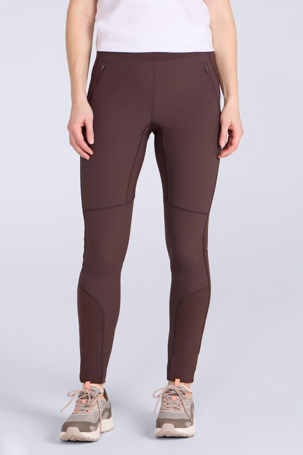 Tan Etna Water Resistant Leggings, Image 1 of 1