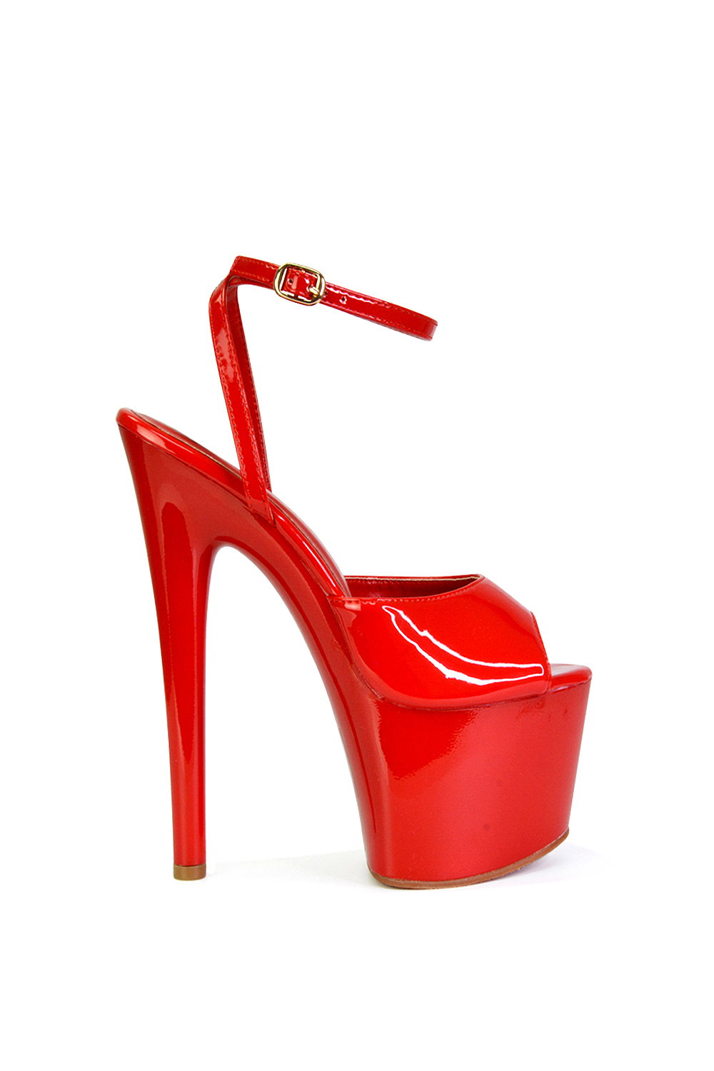 Black 'Sunshine' Strappy Peep Toe Stiletto High Heel Platform Shoes