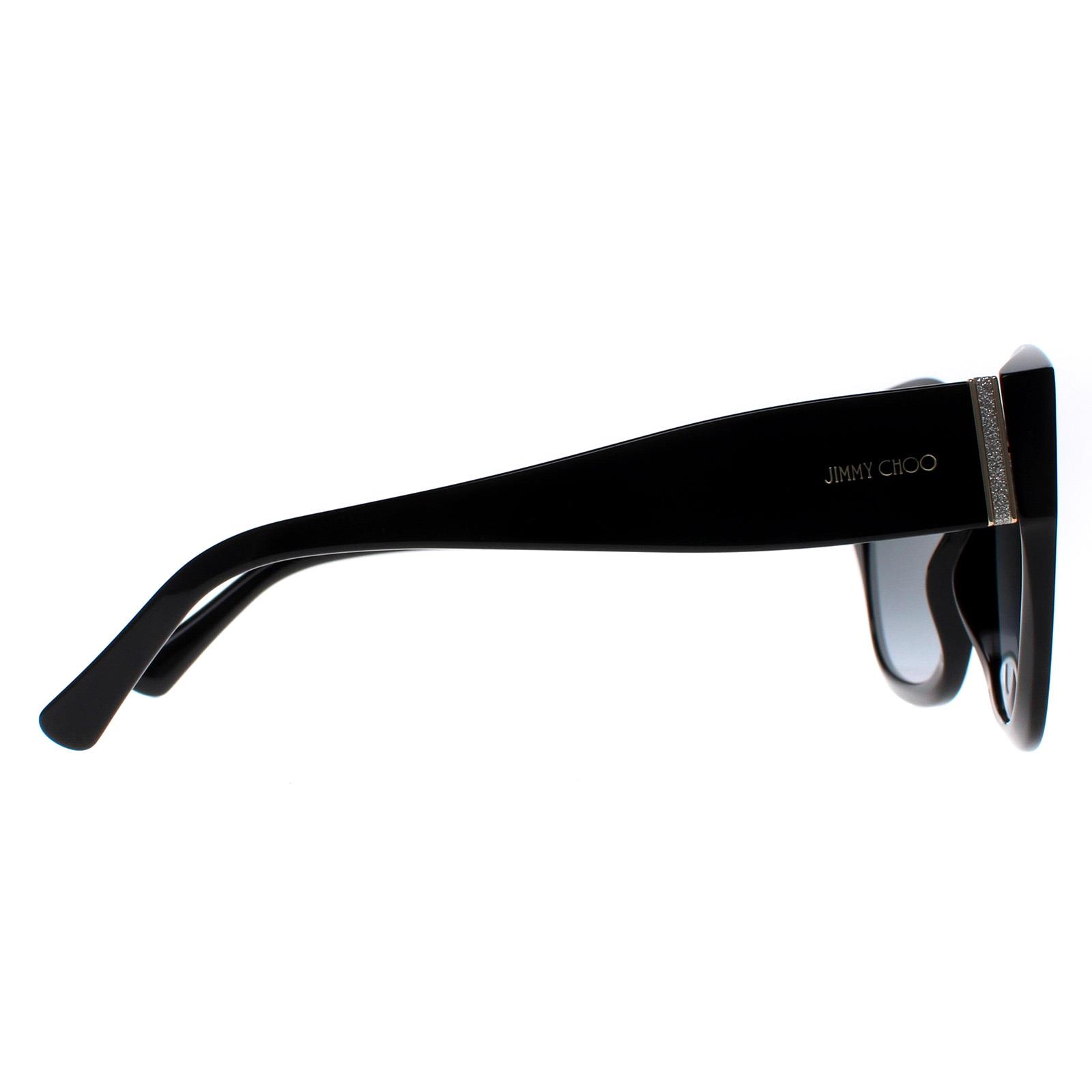 Black Jimmy Choo Black Square Black Grey Gradient Leela/S, Image 4 of 4