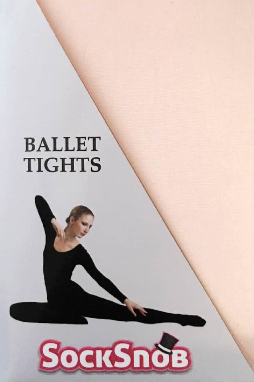 Pink 1 Pack Girls Soft Nylon Footed Ballet Tights, Image 2 of 4