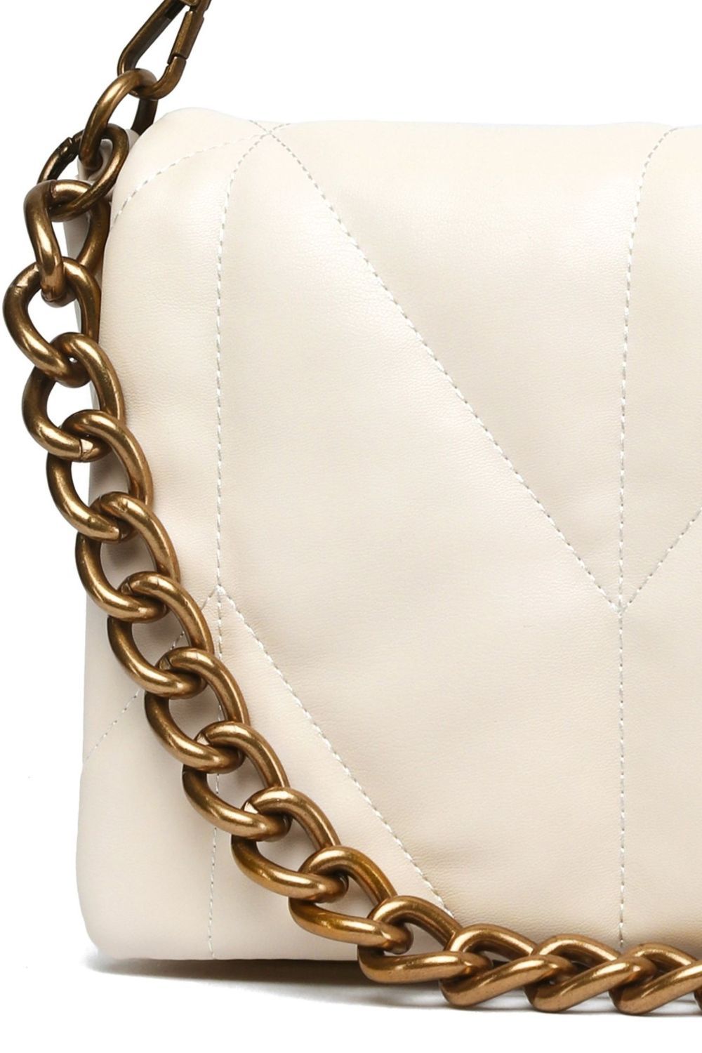White Chain Detail Cross Body Bag, Image 2 of 2
